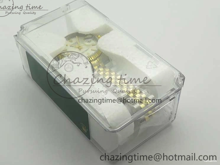YG Stick Silver Bracelet on SS 126233 Markers ARF Jubilee Dial SS DateJust Best Edition 36 YG 1:1 SH3135 0505